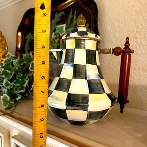 Mackinzie-Childs Courtly Check Camp Teapot
